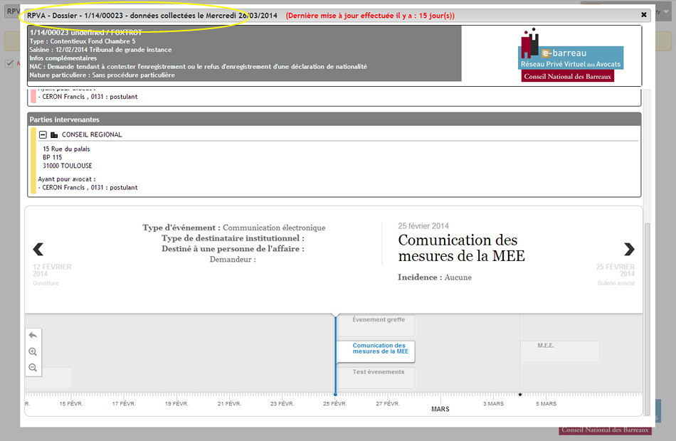 Mode déconnecté